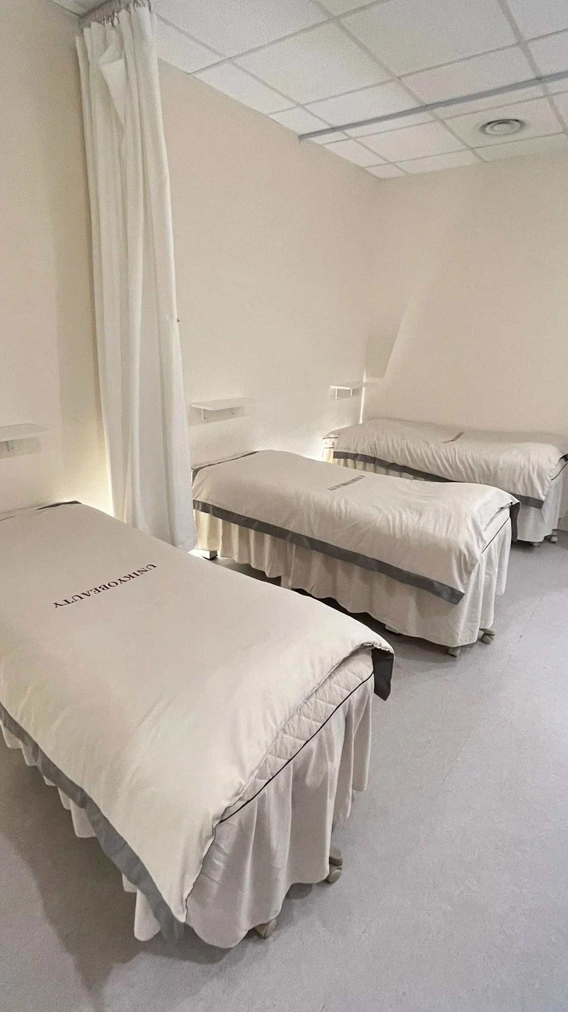 Unikyo Beauty 護理室,設兩張護理床